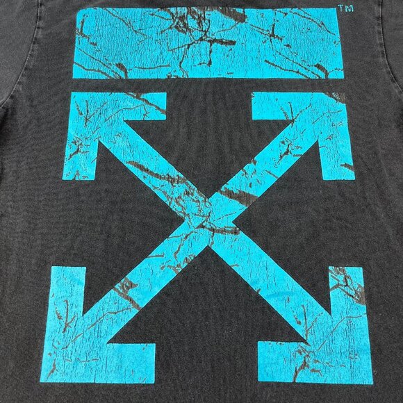 Off White T-Shirt Small Black Macao Virgil Abloh Arrows 2018 - Picture 2 of 12